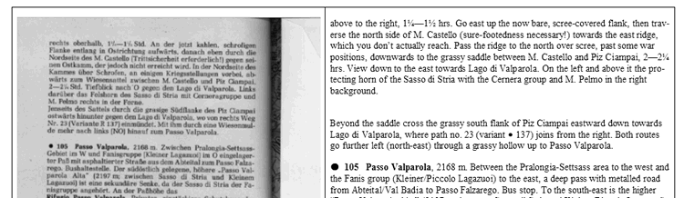 Sample translation