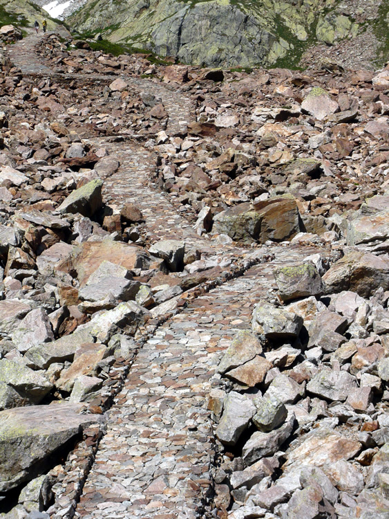 Old military road near Rifugio Questa (July 2009)